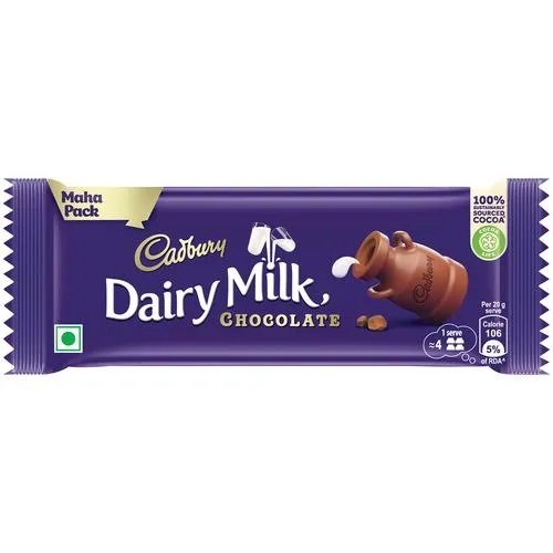 Cadbury Dairy Milk Chocolate Bar, 52 g j