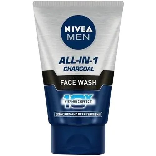NIVEA Men All-In-1 Charcoal Face Wash, 100 g j