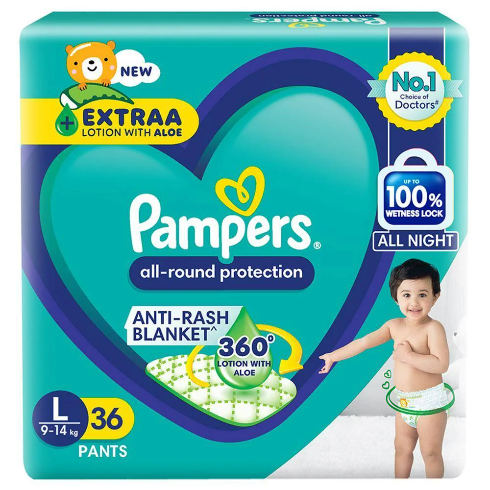Pampers Diaper (Pants, L, 9-14 kg)