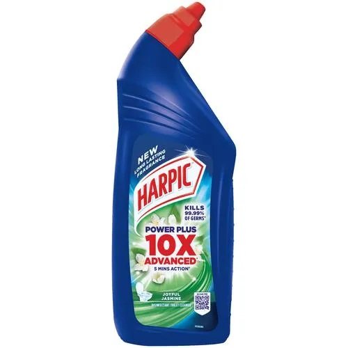 Harpic Power Plus 10x Max Clean Disinfectant Toilet Cleaner - Joyful Jasmine, 1 L j