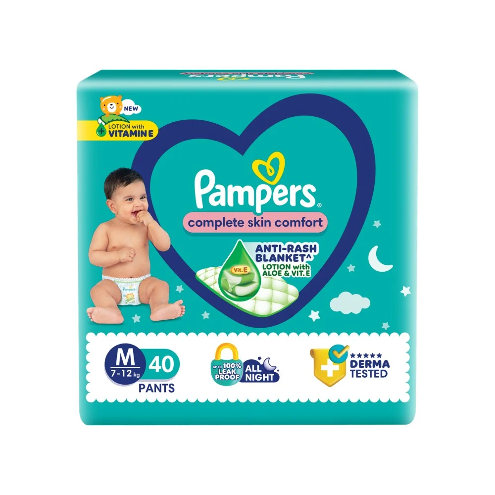 Pampers All Round Protection Diaper (Pants, M, 7-12 kg)